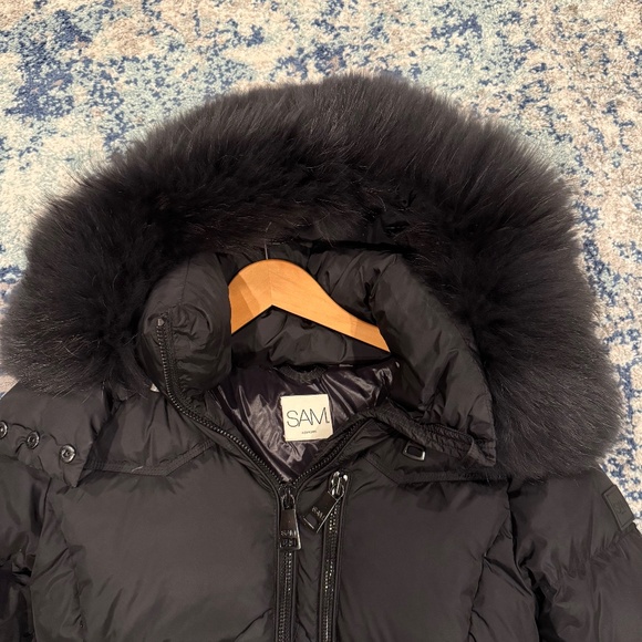 SAM. Detachable Fur Hood Jetset Puffer Jacket - Picture 14 of 14